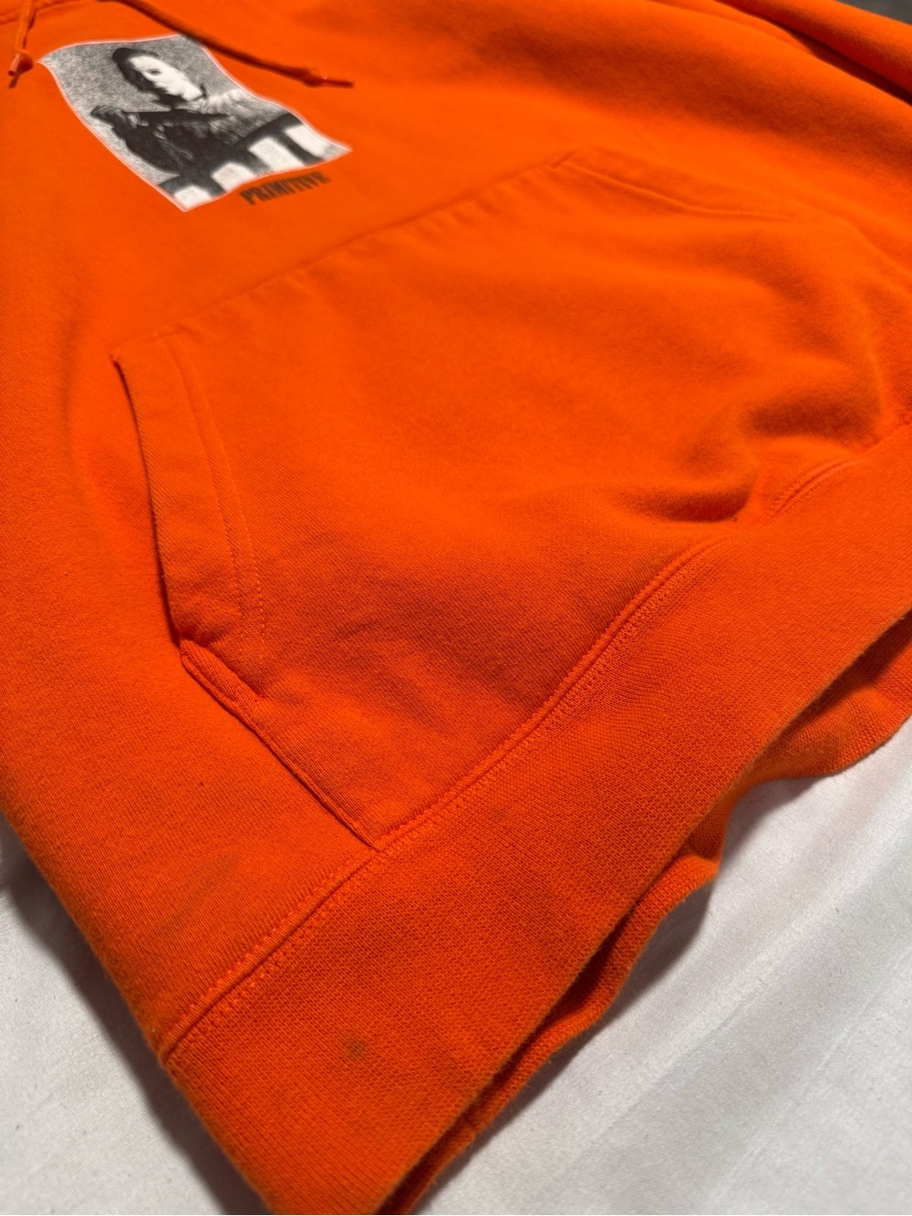 Primitive Halloween Michael myers orange hoodie - Picture 4 of 6